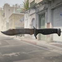 CSGO 鲍伊猎刀（★）| 黑色层压板(破损不堪)
